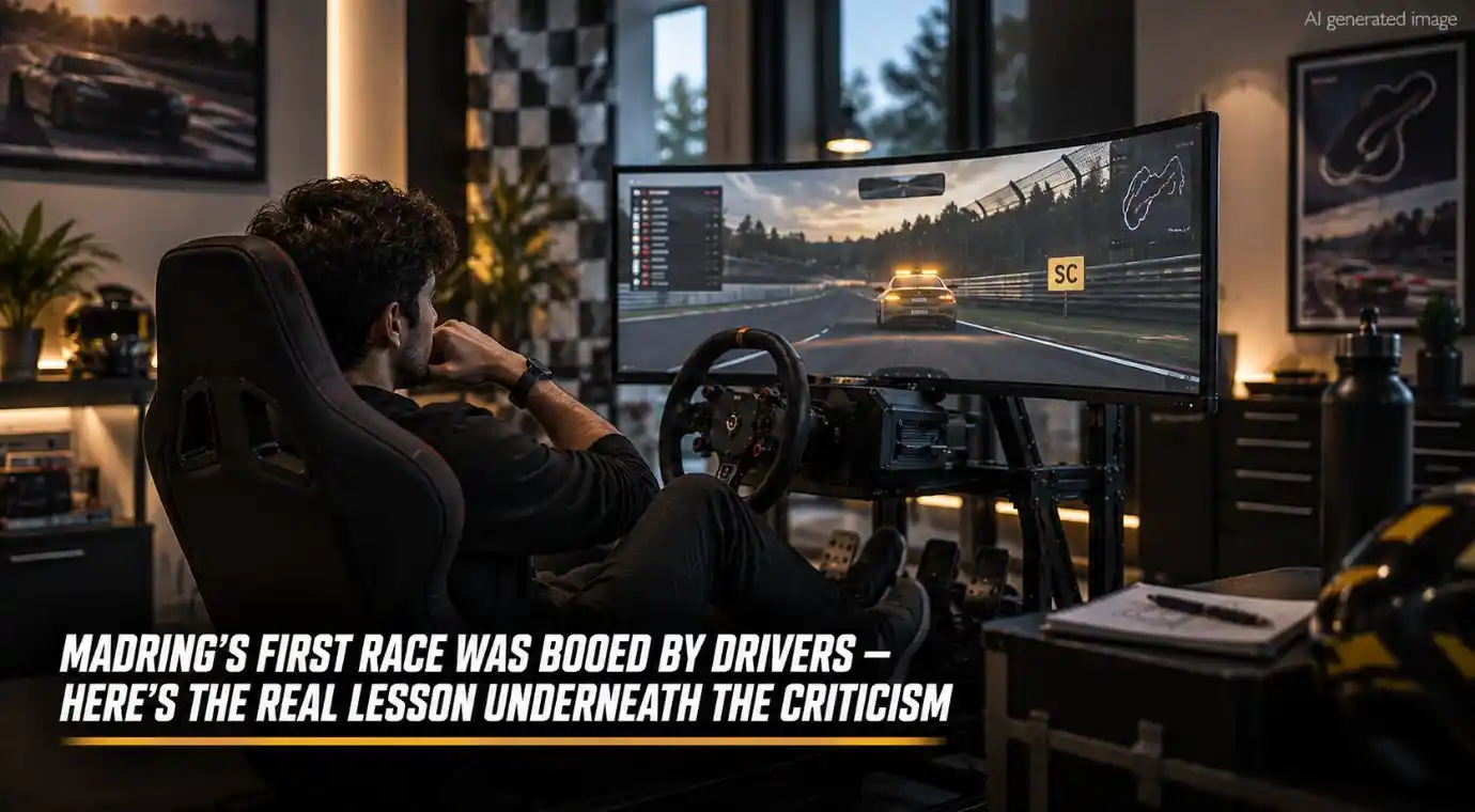 Madring's First Race Was Booed by Drivers
